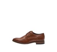 Elegant Lace-Up Derby Look Leather Bow Fastening s.Oliver Marron 44