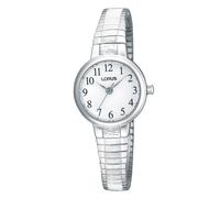 Elegant Ladies Steel Expander Bracelet Watch - Analog, Stainless Steel Band, Silver-Tone, White Dial - RG239NX9