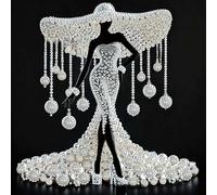 Elegant Lady Special Shape Diamond Art Painting Kit,5D DIY Rhinestone Art for Adults Beginners,30x30cm Home Modern Wall Home Decor Gifts for Mother's Day Anniversary Valentine's Day
