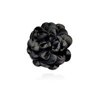 Elegant Large Rose Flower Brooches Lapel Pins Handmade Dainty Satin Fabric Brooches Big Camellia Flower Brooch Pin for Women Wedding Part Dance Dress Suit Clothes Accessories Jewelry, Silk, no