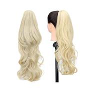 Elegant Layered Wavy Ponytail Extension, Drawstring Synthetic Hairpiece for Parties Daily Use(22M613)