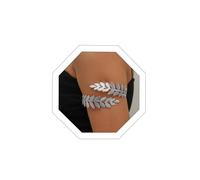 Elegant Leaf Arm Cuff Arm Bracelet Upper Arm Retro Open Armlet Armband Dainty Leaf Branch Wrist Cuff Wrap Bracelet Fairy Bracelet Wedding Jewelry for Bride Bridesmaid, Copper, no gemstone