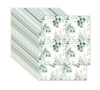 Elegant Leaf Design Disposable Napkins Safe and Comfortable Soft Fast Drying Spill Napkins for Dining Events