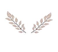Elegant Leaf Shape Brooch Scarf Shawl Buckle Clothing Accessories Decoration Shirt Collar Pin Wedding Party Boutonniere Jewelry Gift For Women s Gold Creative And Exquisite Workmanship Practical a