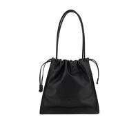 Elegant Leather Shoulder Bag Drawstring Closure - female - Coccinelle - Shoulder Bags - Black - ONE SIZE - Bags ONE SIZE