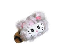 Elegant Leopards Pattern Hair Clip In Plush Hairpin Hair Ornament For Trendy Students And Fashion Enthusiasts