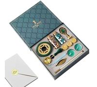 Elegant Letter Sealing Tools, Custom Wax Seal Stamps, Decorative Letter Seals, Artistic Wax Sealing Kit, Premium Wax Seal Supplies, Complete Wax Sealing Set, Unique Stamp Making Kit, Beautiful Wax