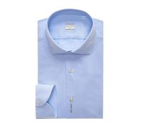 Elegant Light Blue Shirt - male - Xacus - Formal Shirts - Blue - 5XL - Shirts 5XL