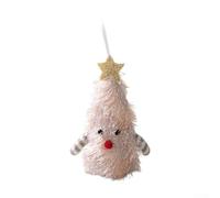 Elegant Lighted Fabric Christmas Figurines: Charming Holiday Decor For Every(pink)