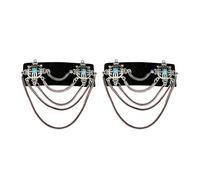 Elegant Lint Hair Accessory With Mongolian Flairs And Flowing Tassels Portable For Retro And Ethnic Fashion Lovers Women's Vintage Hair Accessory