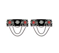 Elegant Lint Hair Accessory With Mongolian Flairs And Flowing Tassels Portable For Retro And Ethnic Fashion Lovers Personalize Statement Hair Clip
