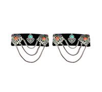 Elegant Lint Hair Accessory With Mongolian Flairs And Flowing Tassels Portable For Retro And Ethnic Fashion Lovers Women's Vintage Hair Accessory