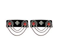 Elegant Lint Hair Accessory With Mongolian Flairs And Flowing Tassels Portable For Retro And Ethnic Fashion Lovers Personalize Statement Hair Clip