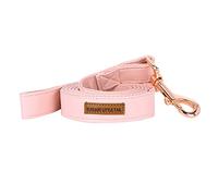 Elegant little tail Sturdy Leather & Webbing Dog Leash, Training Strong Walking Dog Leashes with Comfortable Handle Cotton Leashes for Small Medium Large Dogs