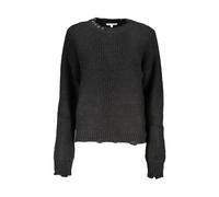 Elegant Long-sleeved Jumper with Round Neck and Logo - female - Patrizia Pepe - Round-neck Knitwear - Black - S - Knitwear S