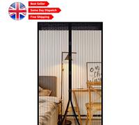 Elegant Magnetic Fly Screen Door - Insect Protection 90x210 cm, Easy Install