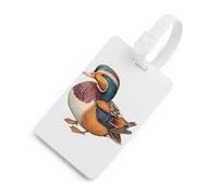 Elegant Mandarin Duck Travel Luggage Tag Suitcase Identifiers Tags Carryon Backpack