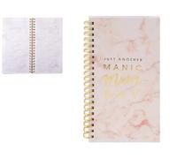 Elegant Manic Mum Day Wire Bound Things To Do Book - 28cm x 15cm (1 Pc.) - Compact & Stylish Design - Perfect Gift for Busy Moms