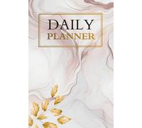 Elegant Marble Daily Life Planner: Luxury Marble Texture Cover | 6×9 Matte Paperback | Daily Schedule Organizer for Productivity, Notes, Tasks & Goal Tracking