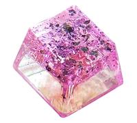 Elegant Mechanical Keyboard Key Cap OEM Resin Key Cap Solid Structure Oil Resistant Key Cap with Clear Function