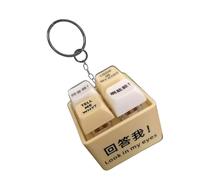 Elegant Mechanical Switch Tester Keychain Compact Fidget Keyboard Lovers Toy Anxiety Relief Device Modern Vintage Keychain Gift