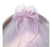 Elegant Mesh Bowknot Headband Children Fashion Headband For Little Girls Aged 1-8 For Dance Parties & Everyday Use