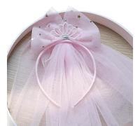 Elegant Mesh Bowknot Headband Children Fashion Headband For Little Girls Aged 1-8 For Dance Parties & Everyday Use