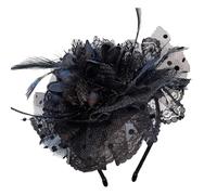 Elegant Mesh Fascinator Headband With Feathered For Cocktails Parties Weddings And Special Event Costume Accessoires