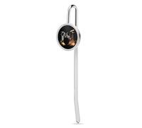 Elegant Metal Bookmark with Crystal Glass Accent, Drummer Book Marks for Reading Page Markers Gift for Book Lovers Women Men, 1.2"