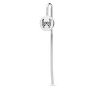 Elegant Metal Bookmark with Crystal Glass Accent, Than Love Book Marks for Reading Page Markers Gift for Book Lovers Women Men, 1"
