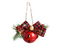 Elegant Metal Christmas Bell Pendant Perfect for Enhancing the Atmosphere of Your Home During the Holidays (C)