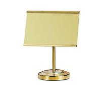 Elegant Metal Desk Sign Stand for High End Hotel Buffet and Wine Displays Gold