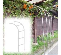 Elegant Metal Garden Arch for Weddings & Parties, Zinc-Plated Half Arch Rose Trellis, Perfect Outdoor Decor