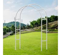 Elegant Metal Garden Arch Trellis for Climbing Plants 280x250cm (9.2x8.2ft) Wedding Arbor Stylish Outdoor & Indoor Decor Perfect for Garden Landscaping and Events
