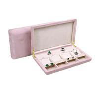 Elegant Milan Velvet Jewelry Display Box Plate Necklace Pendant Organizer | Storage Ring Display Prop