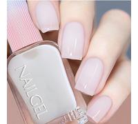 Elegant Milky White Nail Polish - Translucent Soft Effect - 60 Seconds Quick Dry - Peelable - Non-Toxic, Eco-Friendly - Perfect for Natural Nail Charm