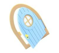 Elegant Miniature Fairies Gate Door/Ladder Model Yard Furniture Figurine For 1/12 Scale Dollhouses Fairies Backyard Setting Miniature Dollhouses Accessories