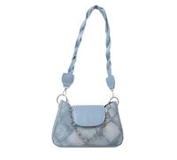 Elegant Minimalists Square Shoulder Bag With Chain For Daily Use Ladies PU Leather Braided Strap Underarm Handbag Purse Sophisticated Chain Decors Bag