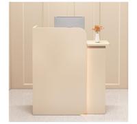 Elegant Modern Reception Desk 100cm - Rectangular Office Counter for Beauty Salon, Lobby & SOHO Store - Stylish Customer Service Furniture, Ideal for Professional Spaces