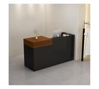 Elegant Modern Reception Desk for Office - Compact Front Counter for Commercial Use (L100xW50CM / L39.3xW19.6IN) - Enhance Your Reception Area Style and Functionality
