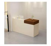 Elegant Modern Reception Desk - Stylish Counter Table for Retail and Office Reception Areas (L100*W50CM / L39.3*W19.6IN) - Functional Space Solution
