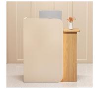 Elegant Modern Rectangular Reception Desk - Compact Cashier Counter Table for Beauty Salon, Office Lobby & SOHO Store - 80cm Stylish Front Desk Furniture