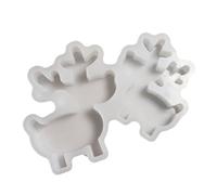 Elegant Moose Christmas Resin Mold Christmas Moose Decoration Silicone Mold Decoration Craft Lover Pendant Epoxy Casting