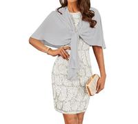 Elegant Mother of The Bride Dresses Party Wedding Disco Cocktail Dresses Glitter Bodycon Wrapped Banquet Set Silver 10