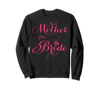 Elegant Mother of the Bride Pink Bridal Party Sweatshirt