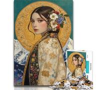 Elegant Mountain Goddess 1000 Piece Jigsaw Puzzle for Adults Teens,Challenging Game Gifts for Is Ideal As A Gift for The Whole Family (38x26cm)