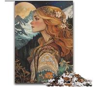 Elegant Mountain Goddess 2000 Piece Jigsaw Puzzles for Teenagers, Learning Educational Toys Family Games Suitable for Desktop Decoration (70x100cm)