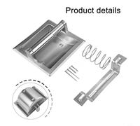 Elegant Mounted Toilet Paper Holder Crafted From Stainless Steel For A Modern Touch