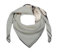 Elegant Multipurpose Silk Scarf, Shih Tzu Dog Print Hair Accessory Scarf Stylish Headband, Neckwear, And Hand Accessory, Silk Scarves, One Size