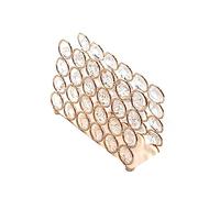 Elegant Napkin Holder for Dining Room Kitchen Countertop Crystal Tissue Box Holder Dispenser Rack for Home Dispenser Rack